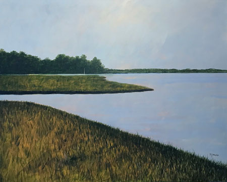 Struna Galleries of Brewster and Chatham, Cape Cod Paintings of New England and Cape Cod  - *Hemenway Landing